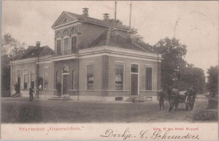STAPHORST - Gemeentehuis, Verzamelen, Ansichtkaarten | Nederland