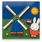 Koelkastmagneet - Nijntje Nederland Molen - Blauw&Groen - Vi, Huis en Inrichting, Ophalen of Verzenden, Nieuw