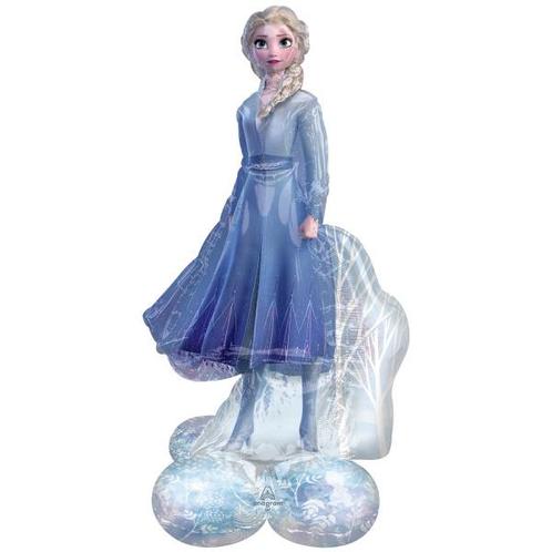 Helium Ballon Frozen Elsa Standaard leeg 1,37m, Hobby en Vrije tijd, Feestartikelen, Nieuw, Verzenden