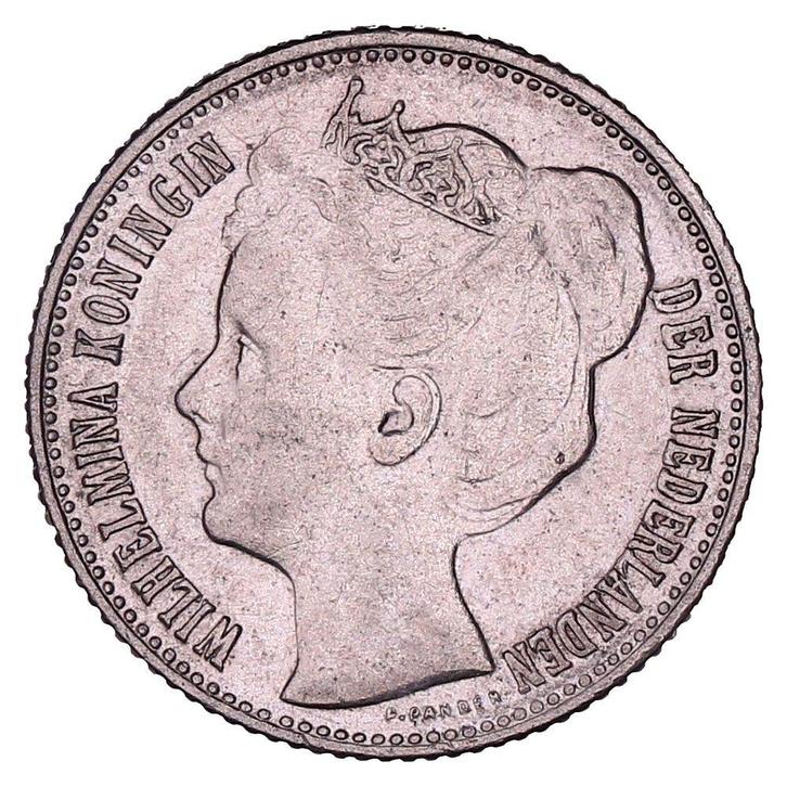 ½ Gulden 1898 Wilhelmina ZFr+, Postzegels en Munten, Munten | Nederland, Verzenden
