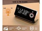 Veiling - iTOMA FM/DAB wekkerradio met USB-oplaadpoort, Nieuw
