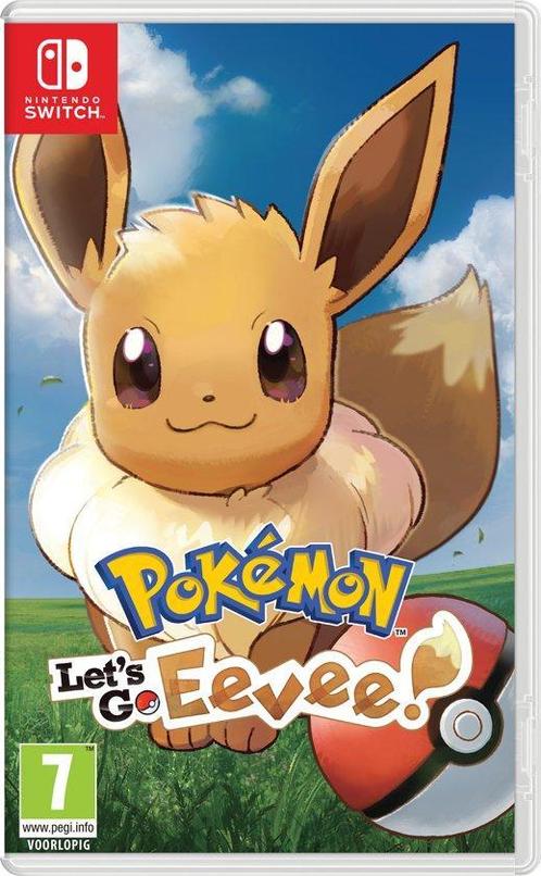 Pokemon Lets Go, Eevee! Switch Garantie & morgen in huis!, Spelcomputers en Games, Games | Nintendo Switch, 2 spelers, Zo goed als nieuw