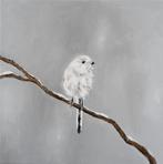 Matthieu van Riel - White-headed Long-tailed Bushtit, Antiek en Kunst