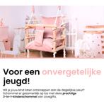 Luxe houten 3 in 1 roze meegroei baby schommel en Kinder, Ophalen of Verzenden, Nieuw