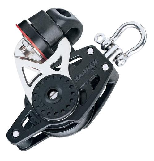 Harken 40C 1-Schijfsblok met Hondsvot en Klem, Watersport en Boten, Accessoires en Onderhoud, Nieuw, Ophalen of Verzenden