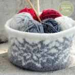 Patroon Gebreide Mand Ice Basket - Drops Design, Hobby en Vrije tijd, Breien en Haken, Ophalen of Verzenden, Nieuw, Breien, Overige typen