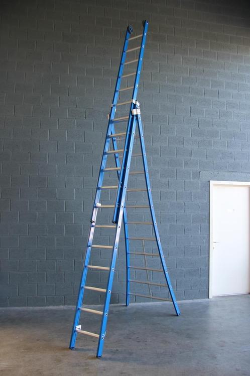 Nieuwe ASC reformladder 3x12 treden, Doe-het-zelf en Verbouw, Ladders en Trappen, Ladder, Nieuw, 4 meter of meer, Ophalen of Verzenden