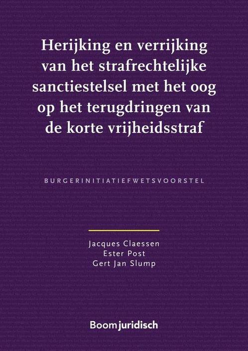 9789462128460 Herijking en verrijking van het strafrechte..., Boeken, Studieboeken en Cursussen, Nieuw, Verzenden