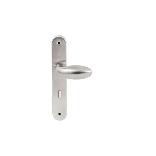 Knopkruk Golf op ovaal langschild sleutelgat 72mm - RVS, Doe-het-zelf en Verbouw, Hang- en Sluitwerk, Nieuw, Verzenden