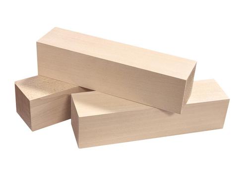 Set van 9 blokken lindehout (5x5x20 cm, om te bewerken of m, Doe-het-zelf en Verbouw, Gereedschap | Handgereedschap, Nieuw, Ophalen of Verzenden