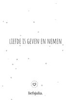 Wenskaart - Liefde is Geven en Nemen (Brievenbus Cadeaus), Ophalen of Verzenden, Nieuw