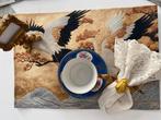 San Leucio top quality - prachtige set van 8 gouden, Antiek en Kunst