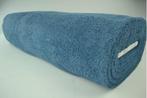 Staalblauw badstof - Rol van 10 meter - Snelle verzending, Blauw, 120 cm of meer, Ophalen of Verzenden, Katoen