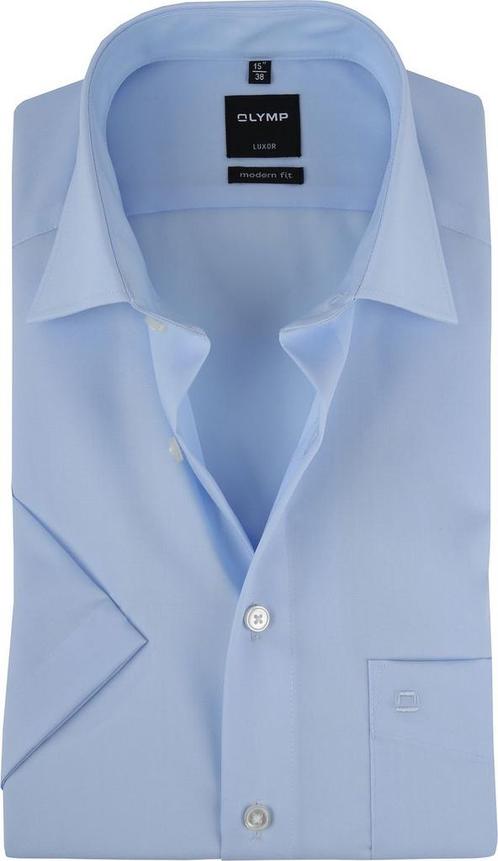 OLYMP Overhemd Luxor Blauw maat 48 Heren, Kleding | Heren, Overhemden, Nieuw, Verzenden