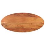 vidaXL Tafelblad ovaal 80x40x3,8 cm massief acaciahout, Huis en Inrichting, Tafels | Eettafels, Verzenden, Nieuw