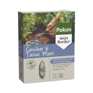 Coniferen en taxus mest | Pokon | 1 kg, Tuin en Terras, Aarde en Mest, Verzenden