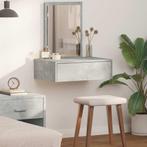 vidaXL Plafondtafel met lade Grijs 60 x 40 x 70 cm Bewerkt, Huis en Inrichting, Tafels | Kaptafels, Verzenden, Nieuw