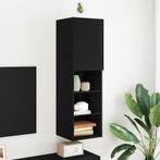 vidaXL TV-kast Zwart 30.5 x 30 x 102 cm Bewerkt hout, Huis en Inrichting, Minder dan 50 cm, Verzenden, 100 tot 150 cm, Nieuw