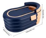 Draagbaar Compact Zwembad 100kg, draadloze pompen rugleuning, Verzenden, Nieuw