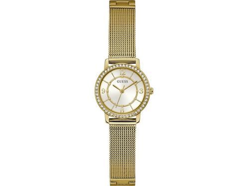 GUESS GW0534L2 - Dames Horloge - Staal met Geelgouden, Huis en Inrichting, Woonaccessoires | Overige, Zo goed als nieuw, Verzenden