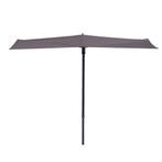 Madison Sun Wave stokparasol 270x150 cm - taupe, Verzenden, Nieuw