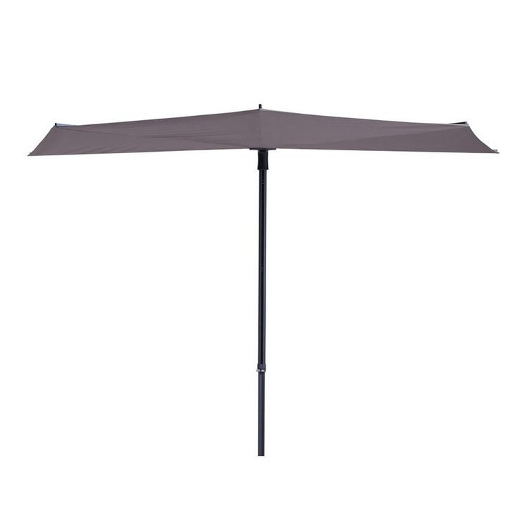 Madison Sun Wave stokparasol 270x150 cm - taupe, Tuin en Terras, Partytenten, Verzenden