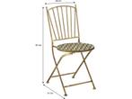 Mica Decorations Alanza Bistrostoel - L40 x B51 x H87 cm -, Verzenden, Nieuw