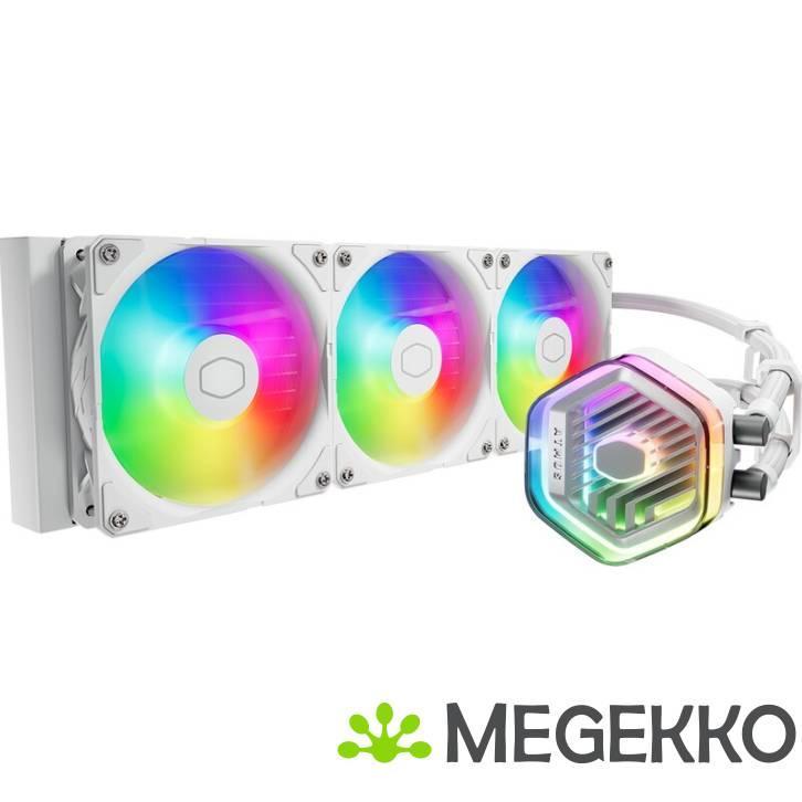 Cooler Master MasterLiquid 360 Atmos ARGB White, Computers en Software, Computerkoelers, Nieuw, Verzenden
