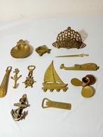 Maritieme objecten (12) - Messing- Nautical desktopcollectie, Antiek en Kunst, Curiosa en Brocante