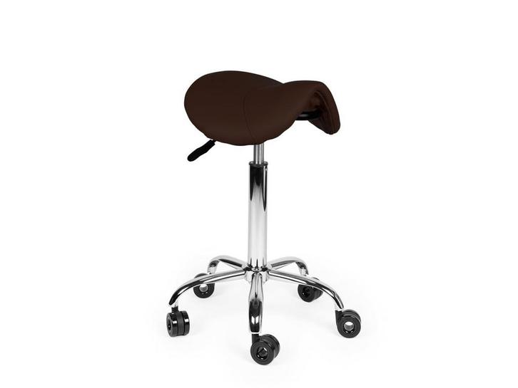 Kapperskruk Bruin - Standaard Zithoogte, Huis en Inrichting, Krukjes, In hoogte verstelbaar, Nieuw, Kunststof