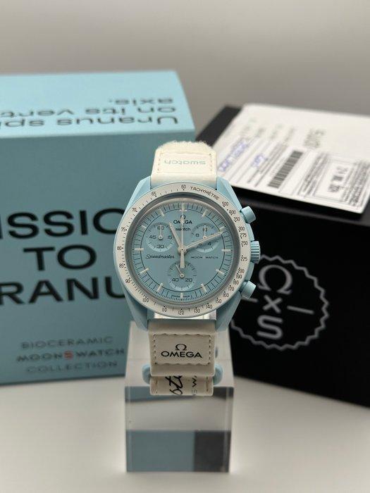 Omega x Swatch - MoonSwatch - Mission to Uranus - Zonder, Sieraden, Tassen en Uiterlijk, Horloges | Heren