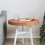 vidaXL Tafelblad rond Ø40x4 cm massief beukenhout, Huis en Inrichting, Tafels | Eettafels, Verzenden, Nieuw