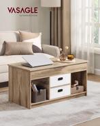 VASAGLE salontafel - 100x50 cm - in hoogte verstelbaar - 2, Huis en Inrichting, Verzenden, Nieuw