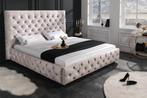 Bed Paris 160x200cm champagne fluweel/ 43106