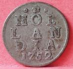 Nederland, Holland. Duit 1752 afslag in zilver