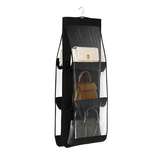 Tassen organizer - Opbergen van 6 Handtassen - Zwart -, Huis en Inrichting, Woonaccessoires | Overige, Nieuw, Verzenden