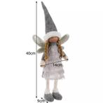 Ruhhy Fairy Grijze Kerstfiguur - Magische Glittervleugels..., Ophalen of Verzenden, Nieuw