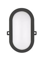 Bailey LED Bulkhead Basic 6W 400lm 3000K Zwart Ovaal IP54, Huis en Inrichting, Ophalen of Verzenden, Nieuw