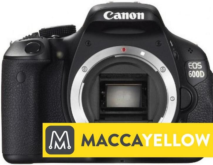 Canon EOS 600D camera body met garantie, Audio, Tv en Foto, Fotocamera's Digitaal, Geen optische zoom, Zo goed als nieuw, Canon