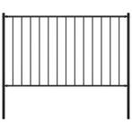 vidaXL Schuttingpaneel met palen gepoedercoat staal 1,7x1 m, Tuin en Terras, Verzenden, Nieuw, IJzer, Minder dan 1 meter