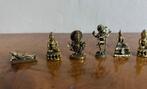 Collection of miniature brass Hindu deities - Beeldje -, Antiek en Kunst