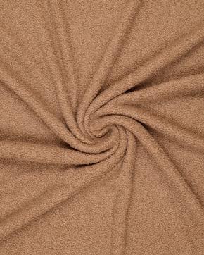 Teddy Bouclé Polyester Caramel, Hobby en Vrije tijd, Stoffen en Lappen, Bruin, Nieuw