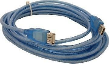 USB 3.0 verlengkabel 10 meter blauw, Computers en Software, Pc- en Netwerkkabels, Nieuw, Ophalen of Verzenden