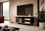 Tv-Meubel eiken grijs industrieel 138x40x49, Huis en Inrichting, Nieuw, Overige materialen, 25 tot 50 cm, 100 tot 150 cm