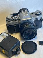 Canon AE-1 + speedlite 133A + 50 mm 1.8 lens Single lens, Audio, Tv en Foto, Fotocamera's Analoog, Nieuw
