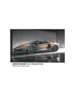 2020 LAMBORGHINI AVENTADOR SVJ ROADSTER INSTRUCTIEBOEKJE