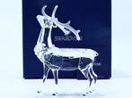 Figuur - Swarovski Kristal - Kerst hert (Boxed +, Antiek en Kunst, Curiosa en Brocante