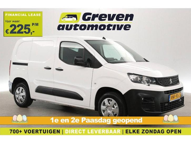 Peugeot Partner 1.2 PureTech 111PK | Benzine | Airco |, Auto's, Bestelauto's, Handgeschakeld, Benzine, Wit, Peugeot