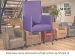 Leren eetkamerstoel Spark - Toledo Lila (lichtpaars) -, Huis en Inrichting, Stoelen, Overige kleuren, Nieuw, Ophalen of Verzenden