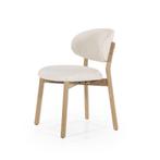 Stoel Eleonora MIKKY NATUREL Beige *NIEUW* Eetkamer 96174, Huis en Inrichting, Stoelen, Hout, Overige kleuren, Nieuw, Ophalen of Verzenden